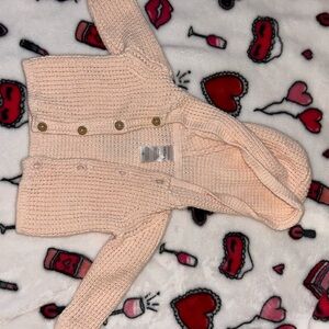 Carter's Pink Knit Hooded Jacket